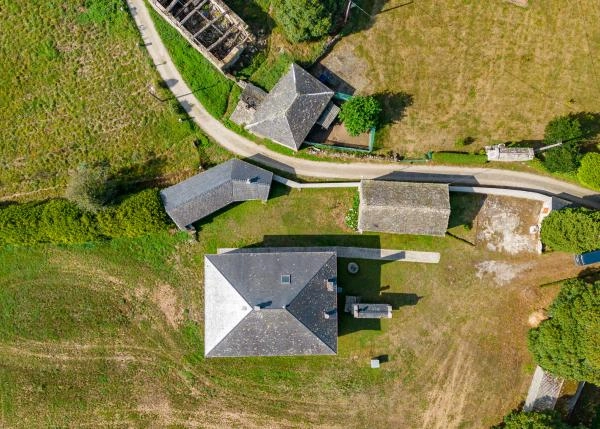 1562 Friol exterior a vista de pajaro