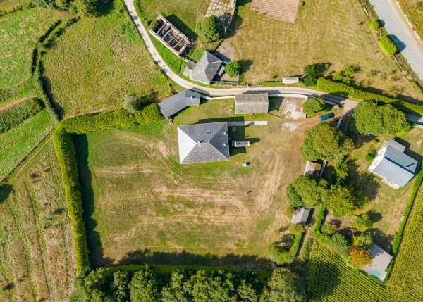 1562 Friol exterior a vista de pajaro