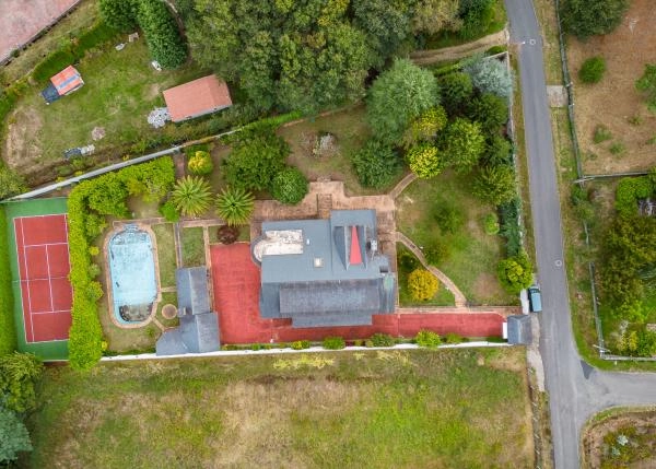 1620 chalet Santiago exterior vista de pajaro