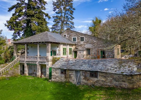 1663 Pazo Pena Corveiras Exterior vista de frente