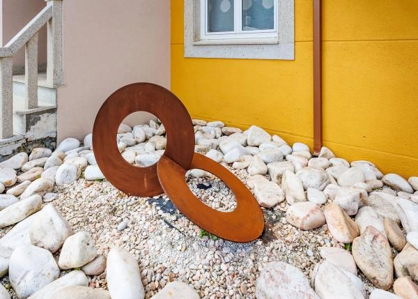 1732 Numero casa Laxe exterior