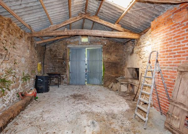 1755 Curtis Garaje horno casa rustica exterior