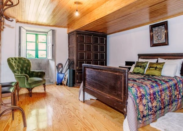 1755 3 Curtis habitacion primera planta casa rustica interior