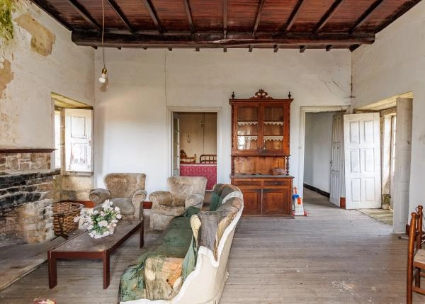 1768 interior salon Pazo de Cervellon