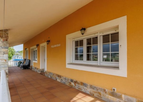 1776 terraza de chale en Barreiros Lugo