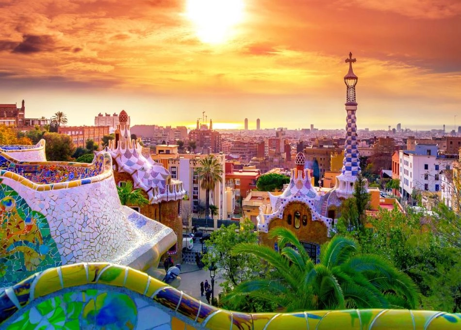 park-guell-cataluña-barcelona-españa-gaudi